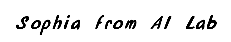 Sophia from AI Lab Italic