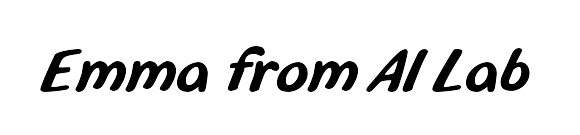 Emma from AI Lab Book