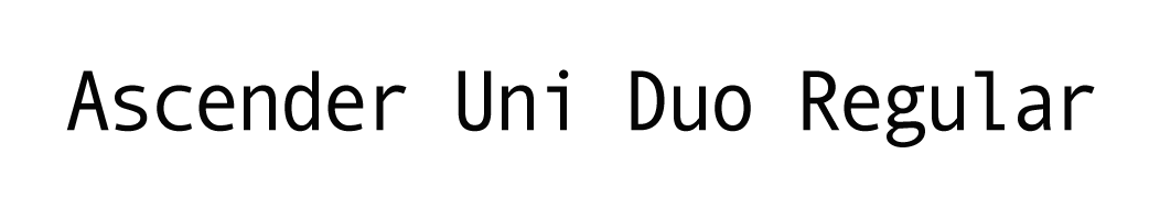 Ascender Uni Duo Regular
