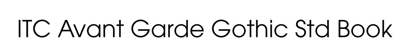 ITC Avant Garde Std Bk Regular