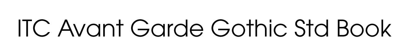 ITC Avant Garde Std Bk Regular