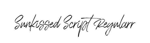 Sunkissed Script Regular