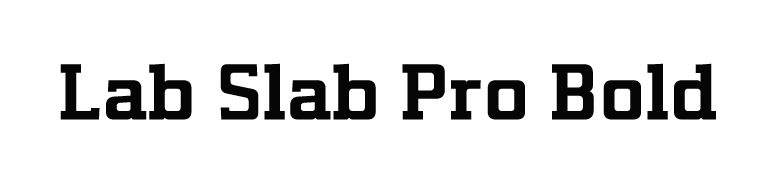 Lab Slab Pro Bold