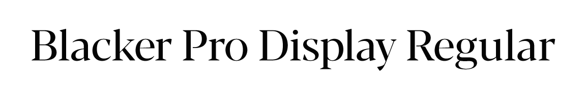 Blacker Pro Dis Rg Regular