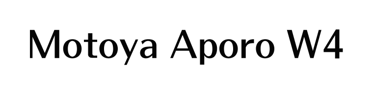 MotoyaAporoStd-W4