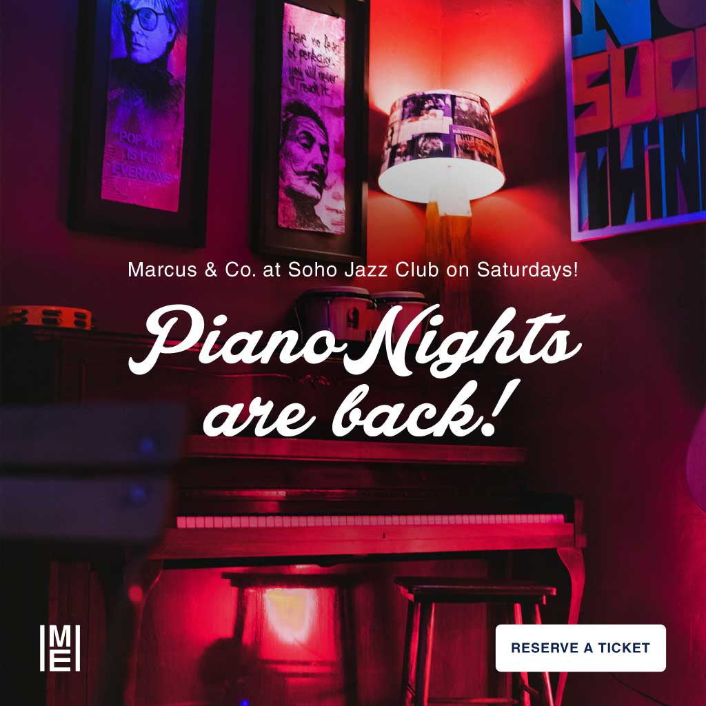 Soho Jazz Club Red Piano Nights Poster