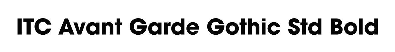 ITC Avant Garde Std Md Bold