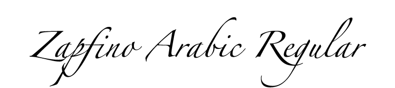 Zapfino Arabic Regular