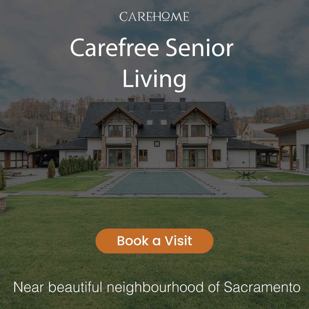 Serene Grey Care Home Ad for Senior Comfort