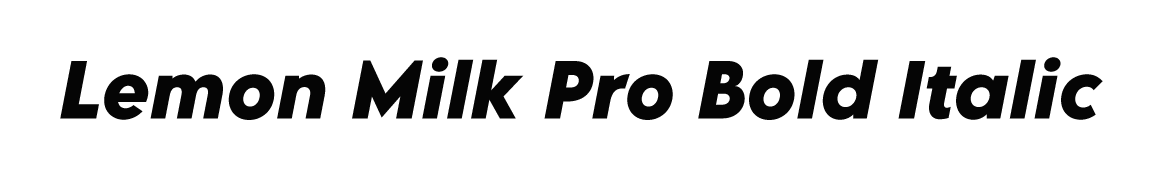 LEMON MILK Pro Italic
