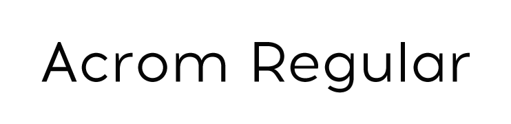 Acrom Regular