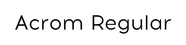 Acrom Regular
