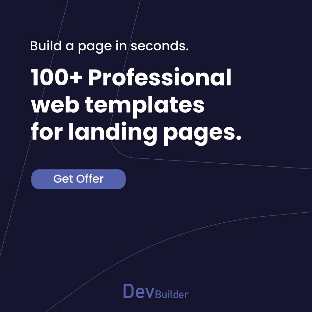 Navy Blue Professional Web Template Ad