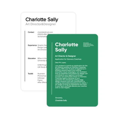 створіть супровідний лист для конкретних заявок