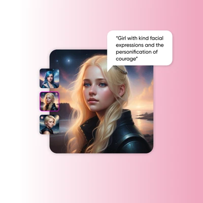 text to cartoon character