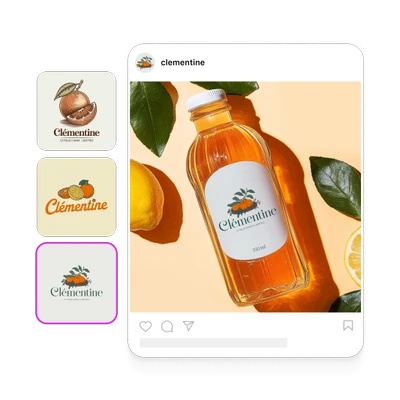 customize logo with AI