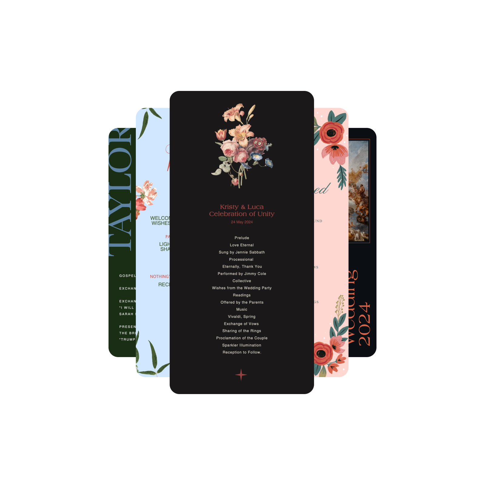  Design your dream wedding program in minutes with Picsart's