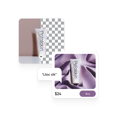 generated background photos for product showcasing