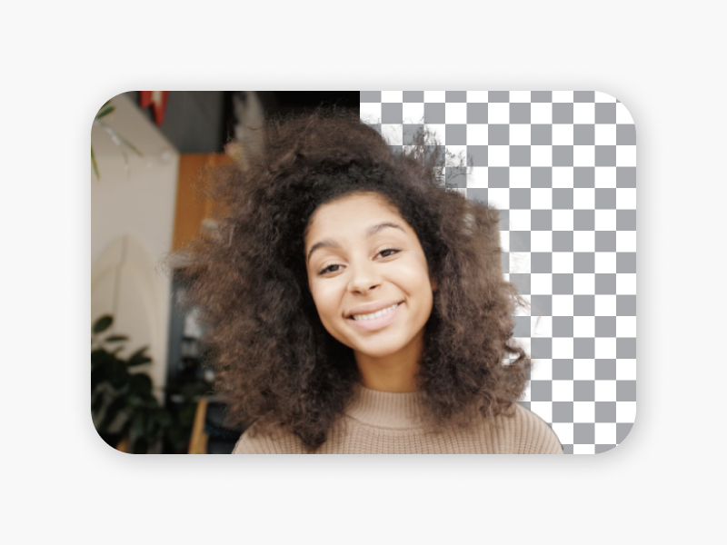 remove video background online and free