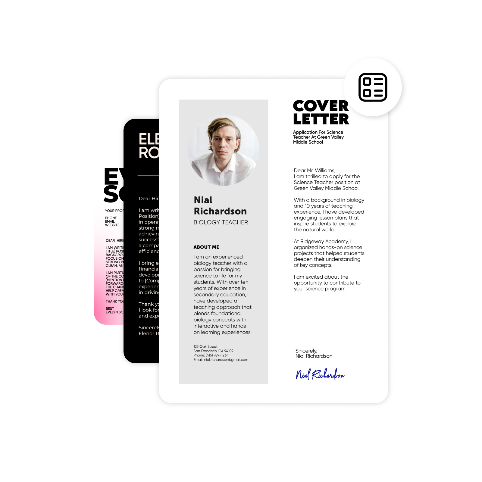 онлайн создатель сопроводительных писем