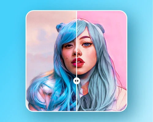 φωτογραφία σε καρτούν