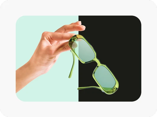 Add black background color with Picsart