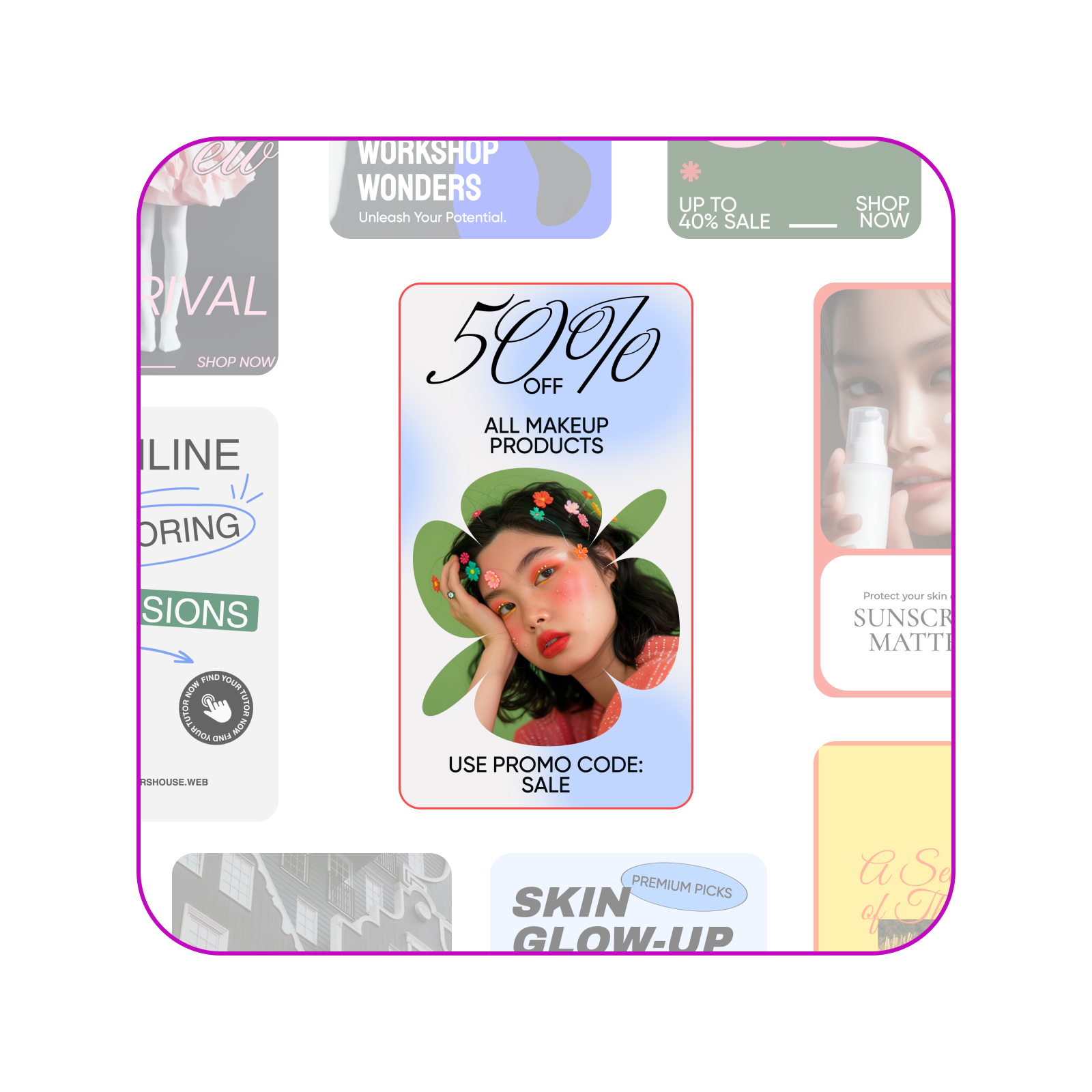 Steps to create Facebook Stories with Picsart