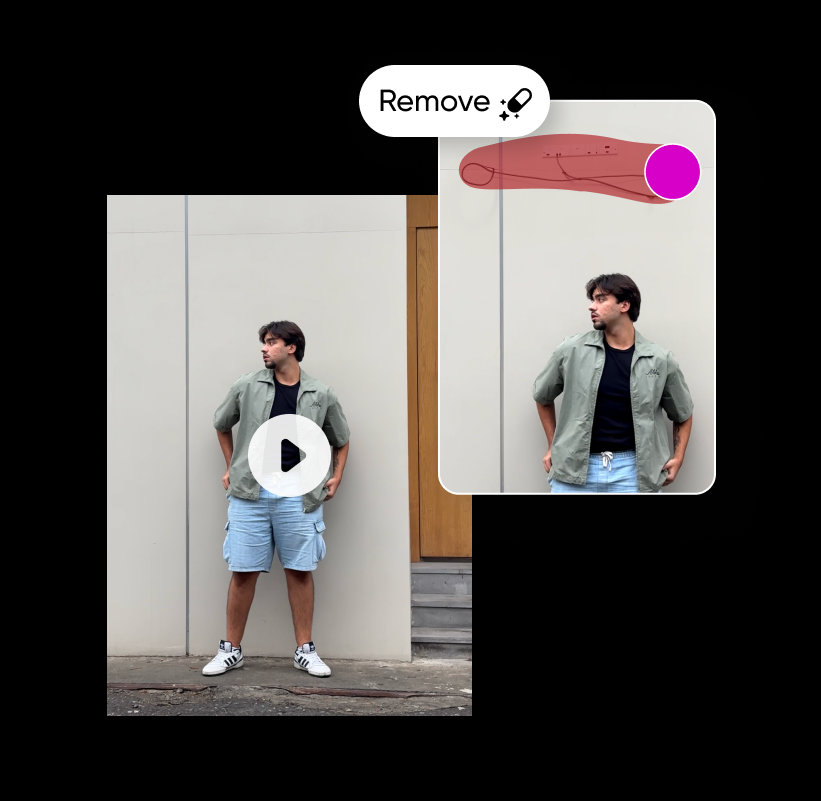 ویڈیو سے آبجیکٹ ہٹائیں