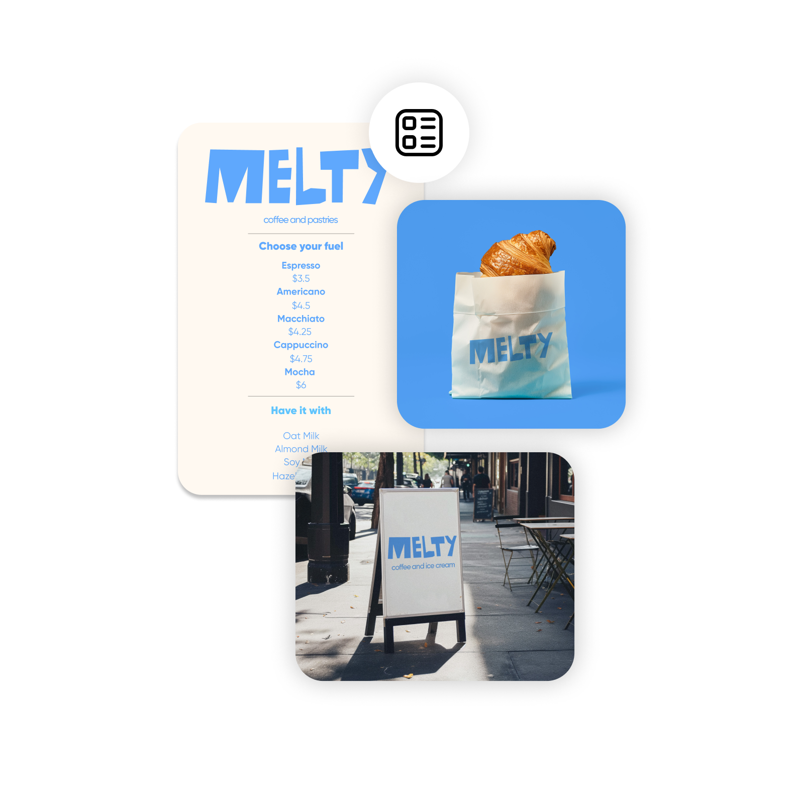 food and drink templates for designing food menu and labels