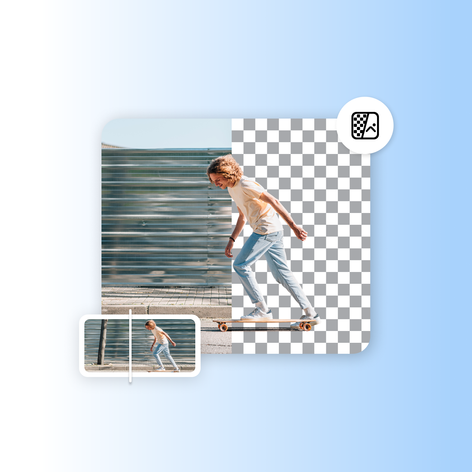 automatic video background removal