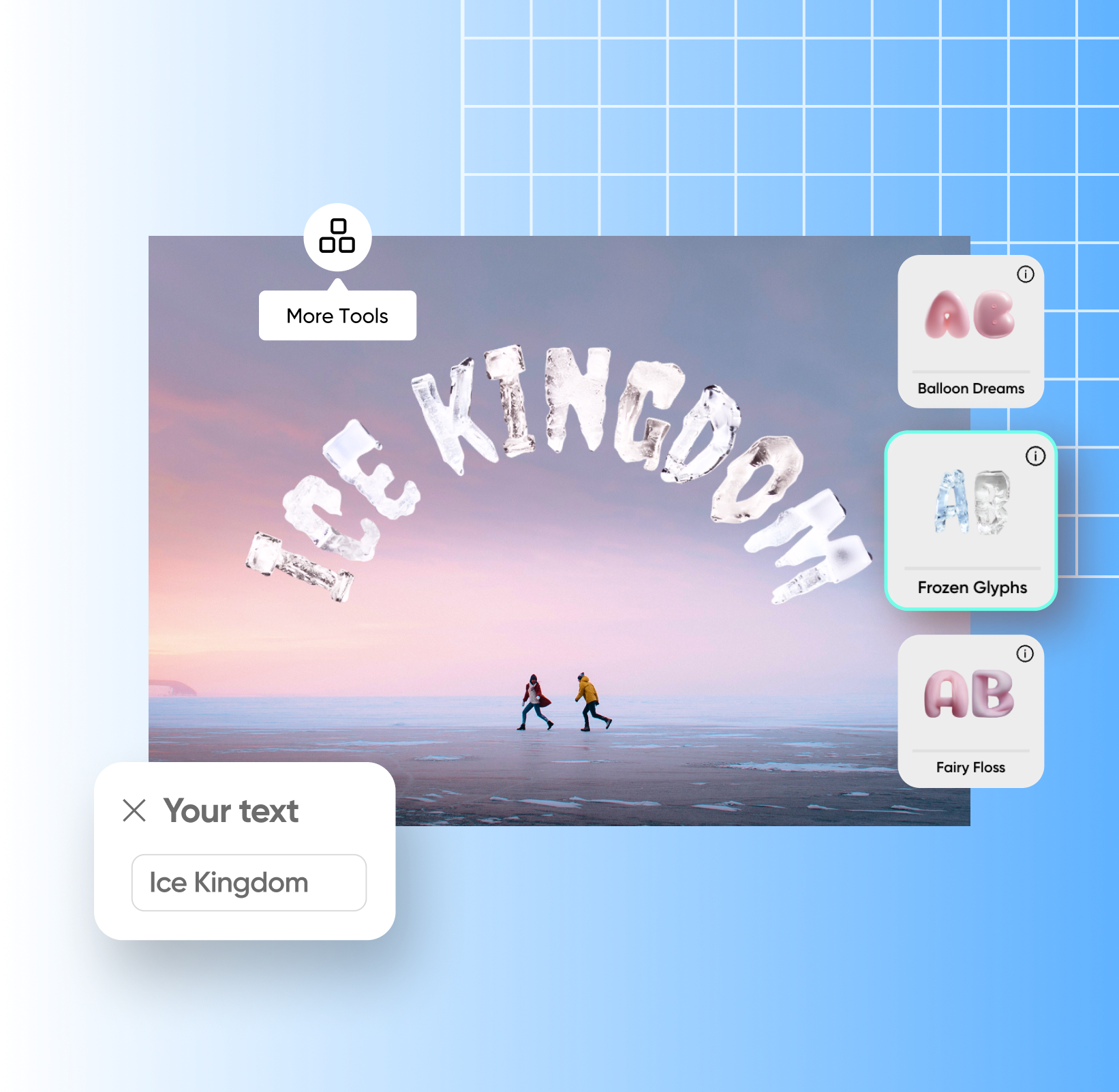 use picsart ai text style to create 3d art text