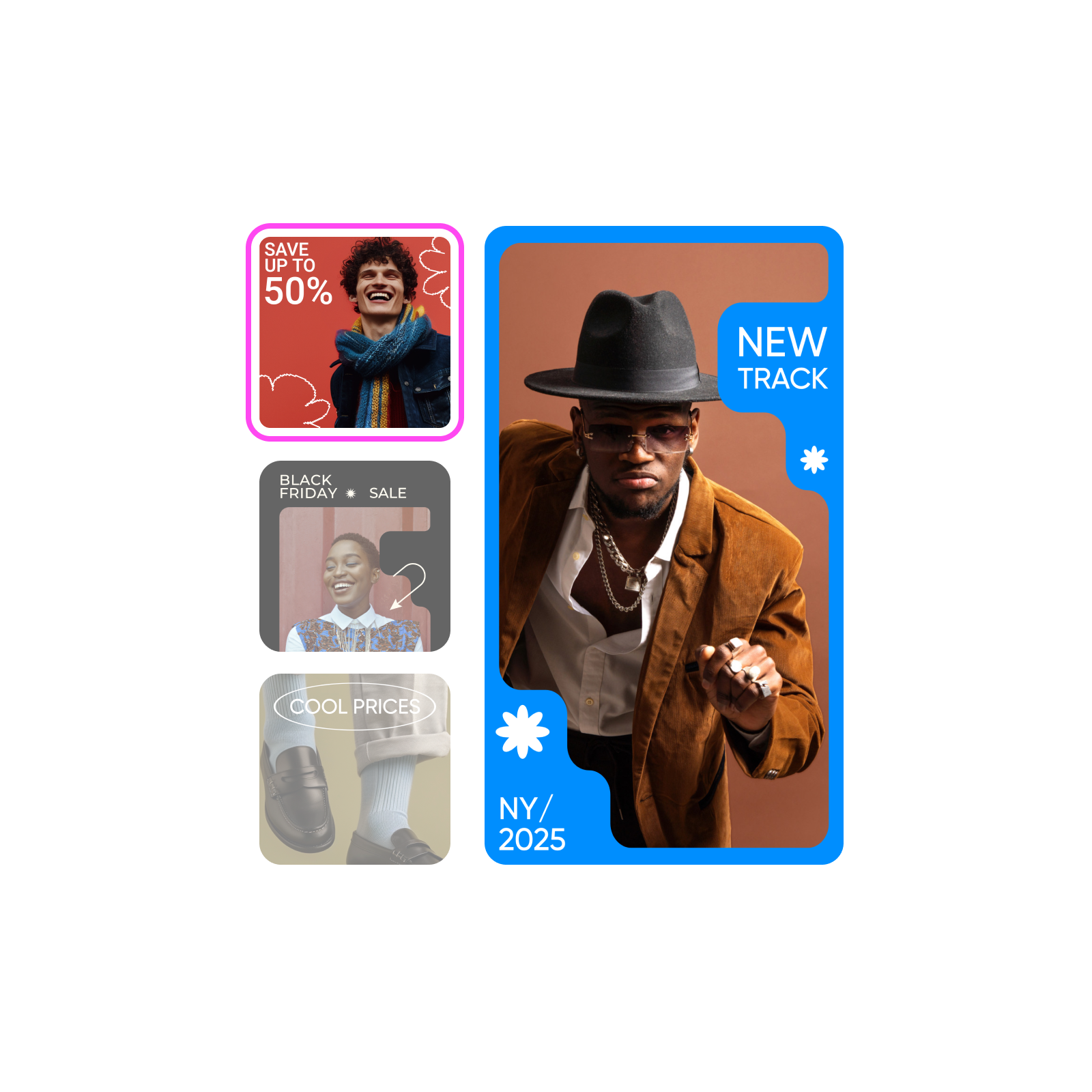 Pre-designed Instagram Story templates