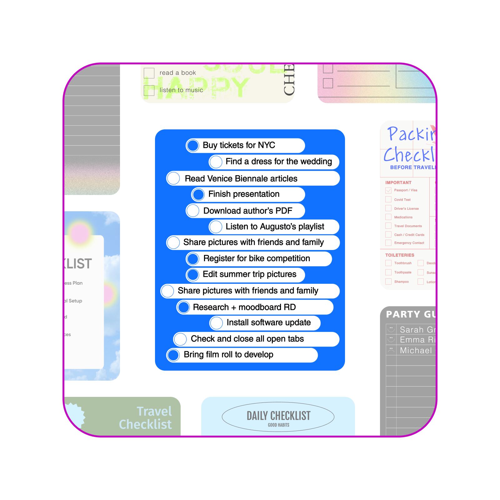 Step-by-step guide to creating a checklist