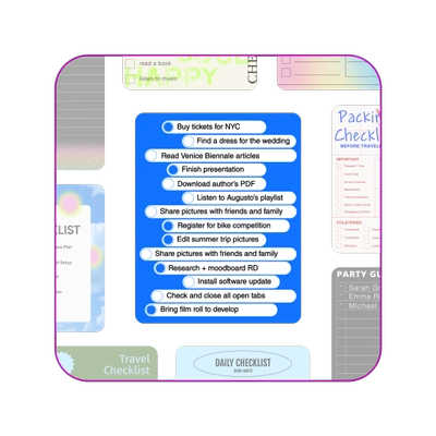Step-by-step guide to creating a checklist