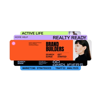 Customizing a LinkedIn banner with Picsart's easy online tools.