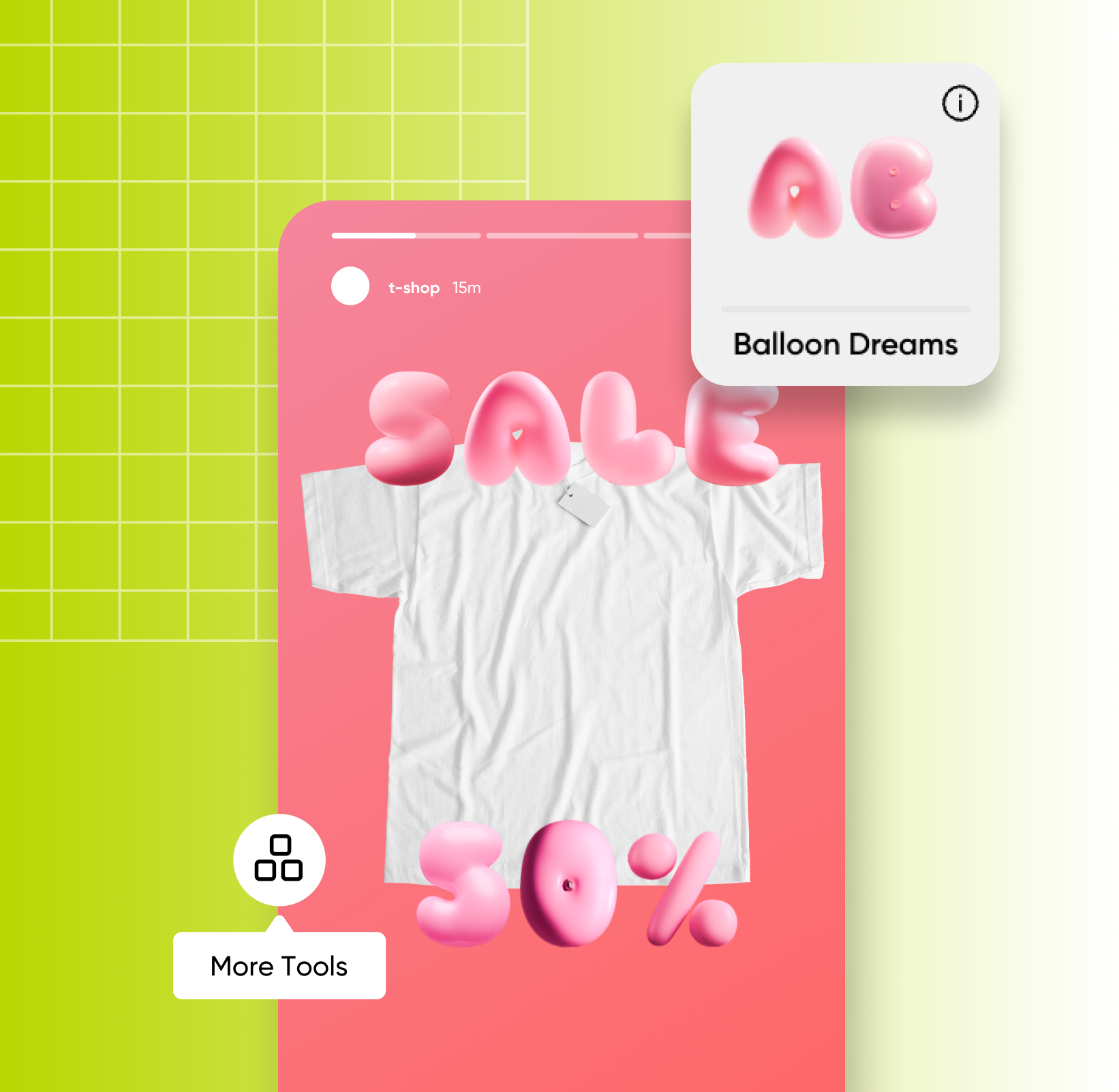 3d texts for your social media