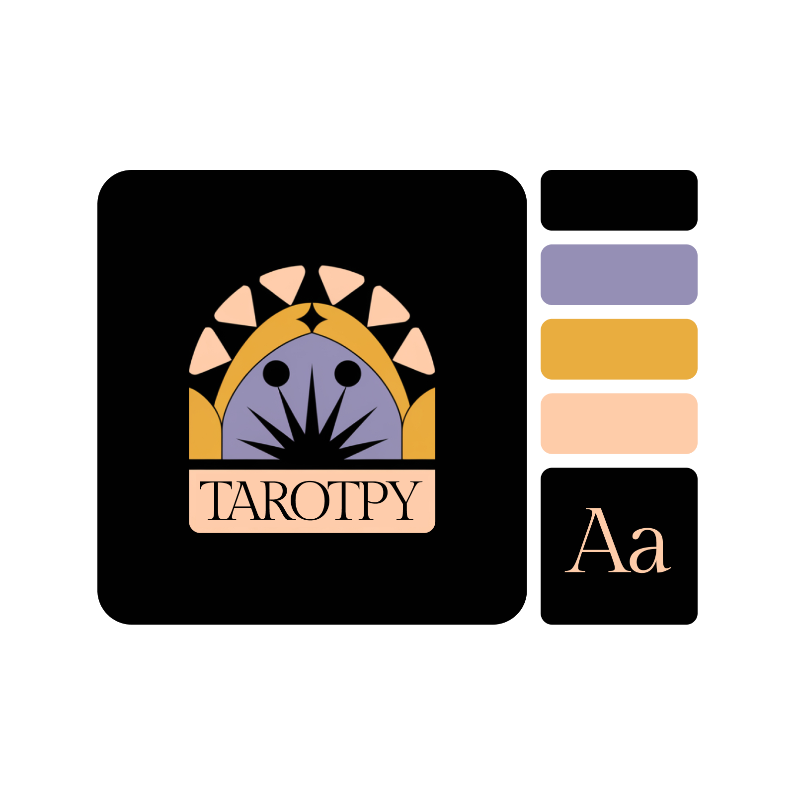 โลโก้ AI และชุดแบรนด์