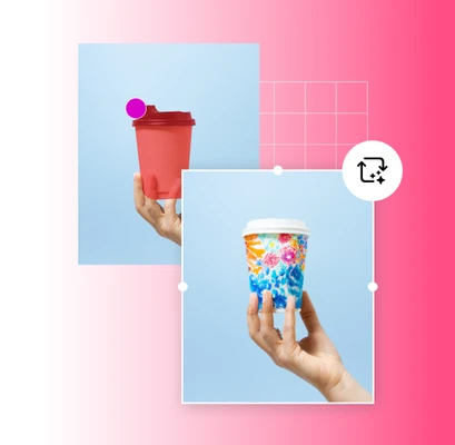 vervang een object in een foto met ai vervangen