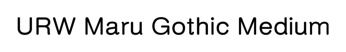 URW Maru Gothic Regular