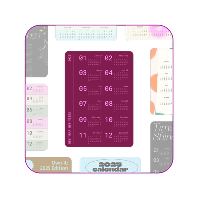 How to create custom calendars