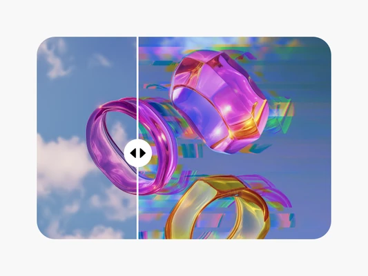 glitch effect by Picsart