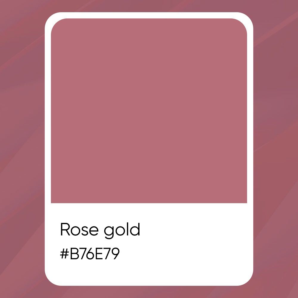 rose gold color with #FF00FF hex code