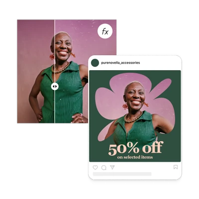 imágenes excepcionales generadas por IA en el editor de fotos de Picsart