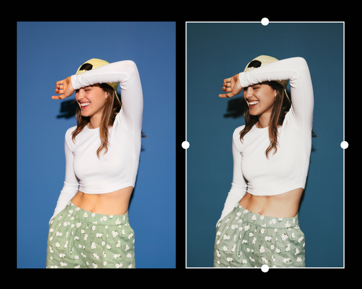 Apply light effects to your photo