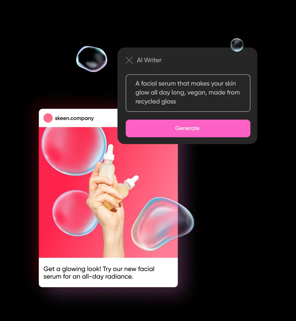 genereer unieke content met Picsart AI Content Generator