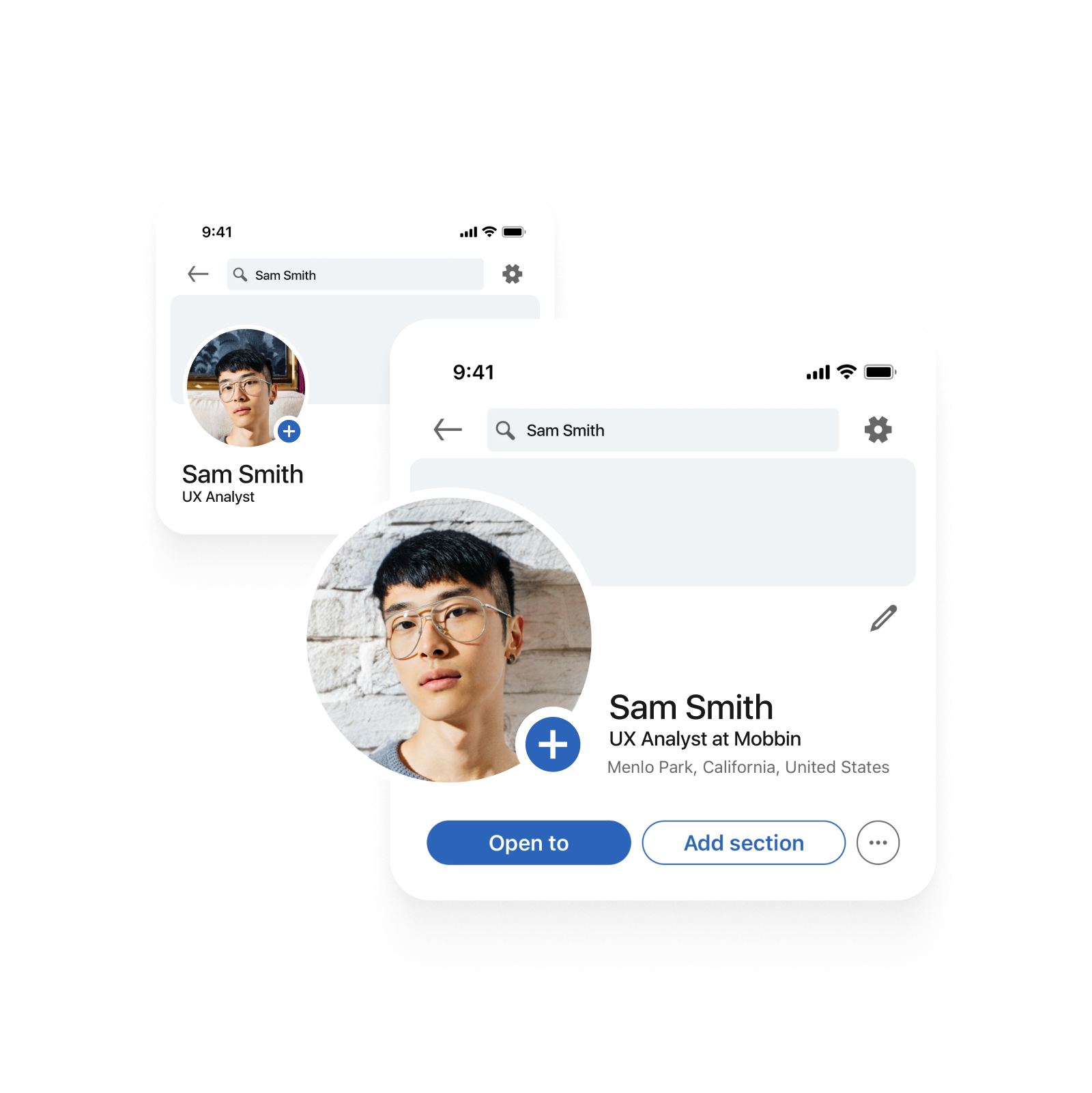 AI background for profile pictures