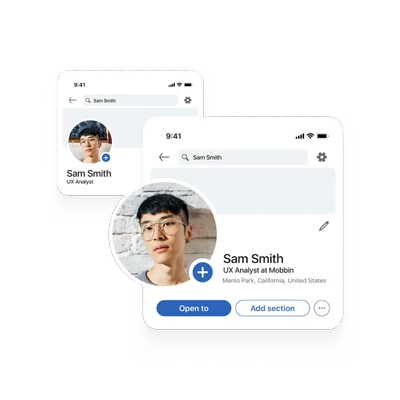 AI background for profile pictures