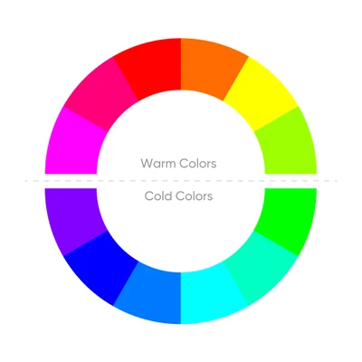 upptäck kalla och varma färgtemperaturer