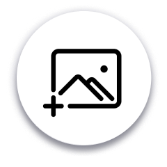 चित्रित करने के लिए छवियाँ अपलोड करें