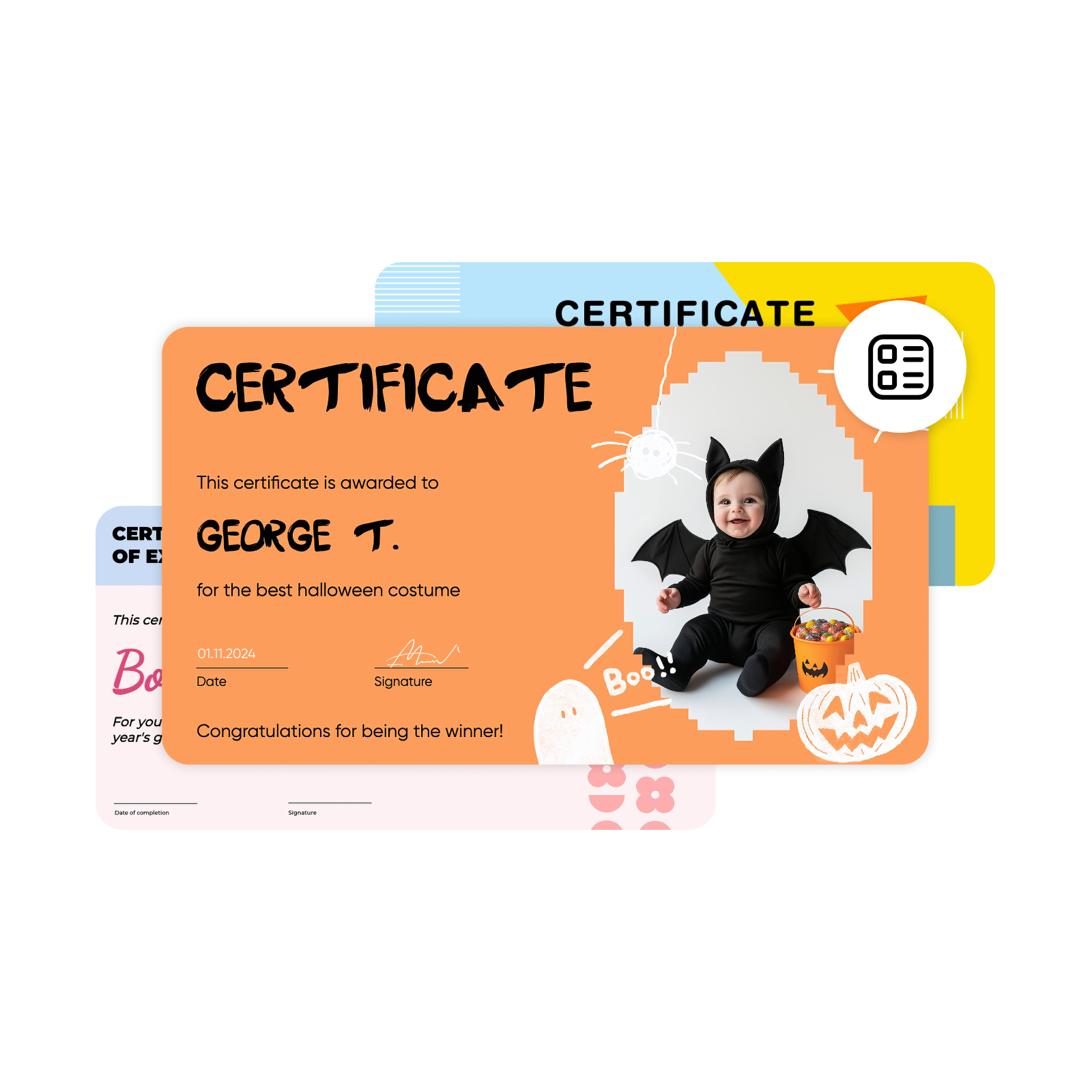make certificates for any occasion